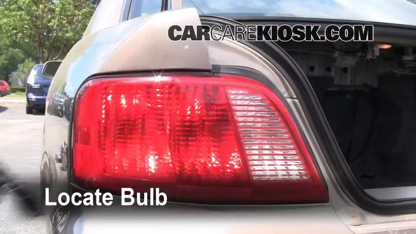 2002 Mitsubishi Galant ES 2.4L 4 Cyl. Lights Turn Signal - Rear (replace bulb)
